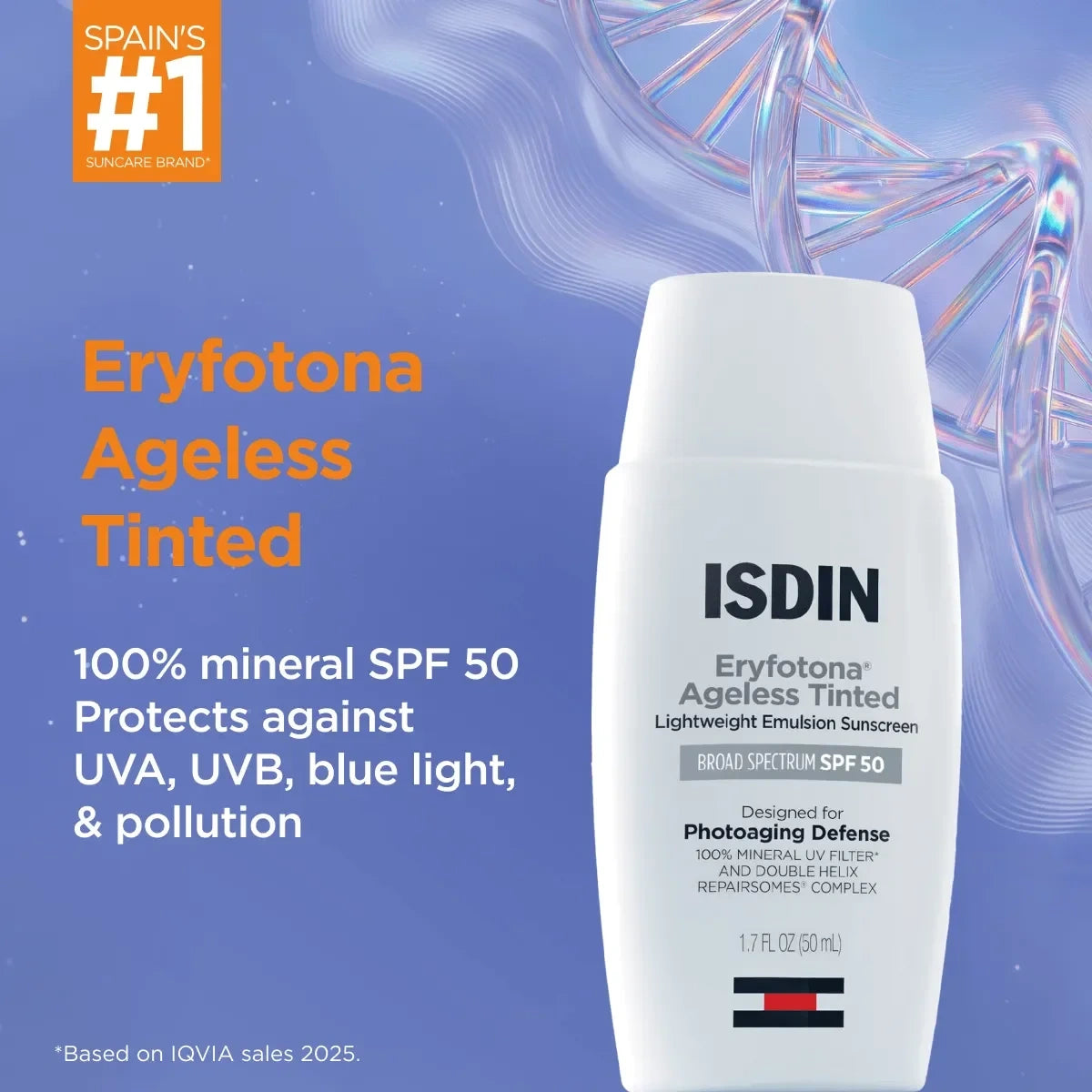 ISDIN Eryfotona Ageless Tinted Mineral Face Sunscreen SPF 50