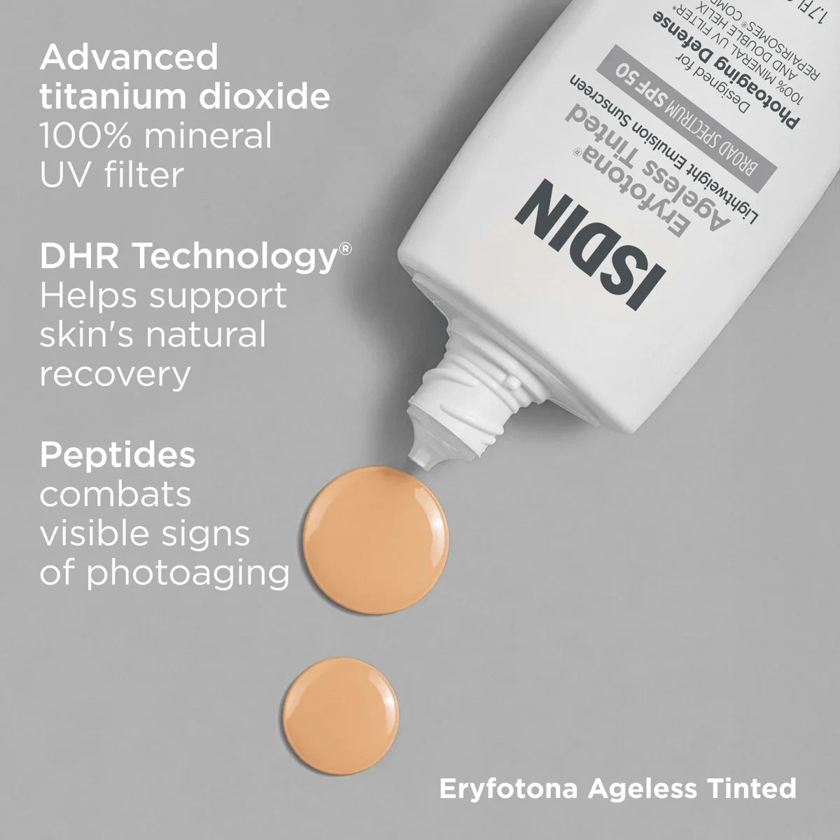 ISDIN Eryfotona Ageless Tinted Mineral Face Sunscreen SPF 50